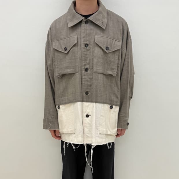 Issuethings 이슈띵스 오버사이즈 필드 자켓