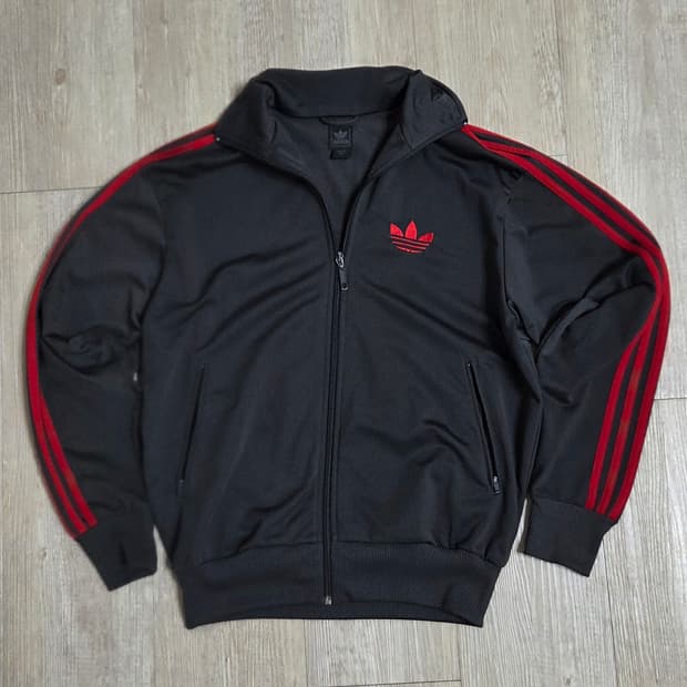 희귀 매물) 아디다스 구형 파이어버드 검빨 회빨