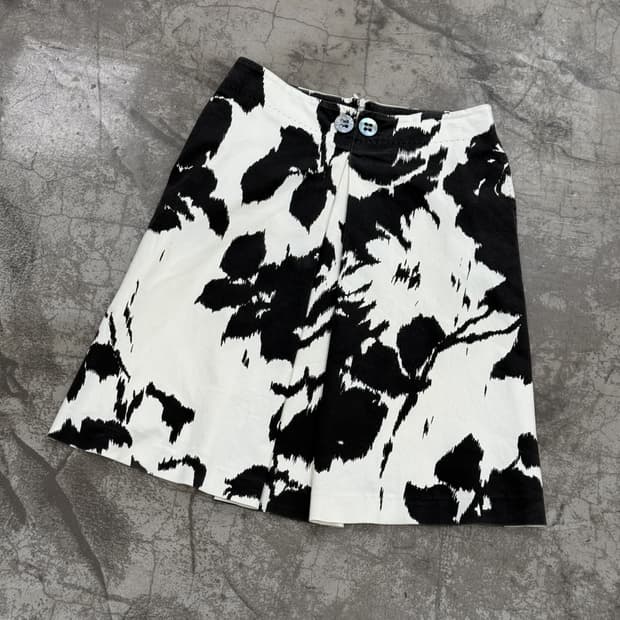 MaxMara Print A-line Skirt