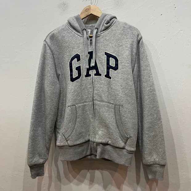 GAP 갭 이너플리스 후드집업 그레이