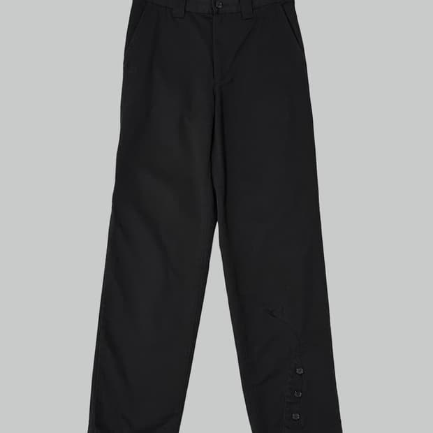 언더커버 버튼 디테일 팬츠