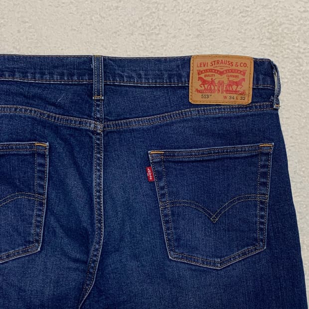 [표기 34, 실측 37] 리바이스 513 스트레이트핏 데님팬츠
