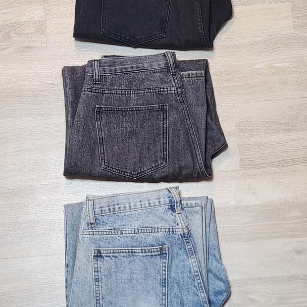 굿라이프웍스 데님 팬츠 S 3점 일괄