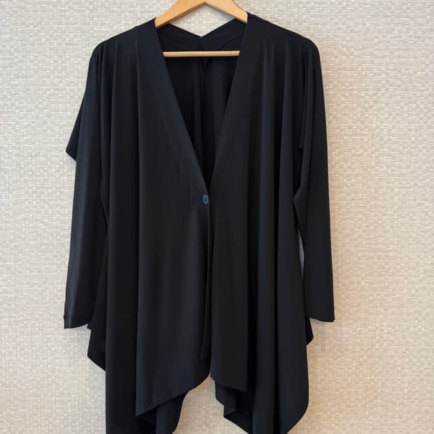 이세이미야케 드레이프 저지 가디건