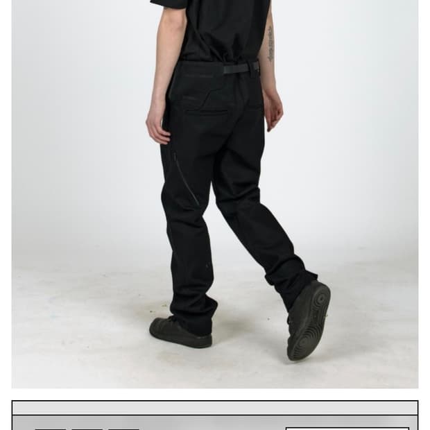 플라스틱 프로덕트 wallet raw denim pants