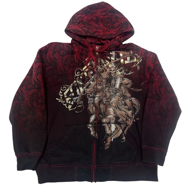 Ecko Unltd  스컬로고후드집업 L