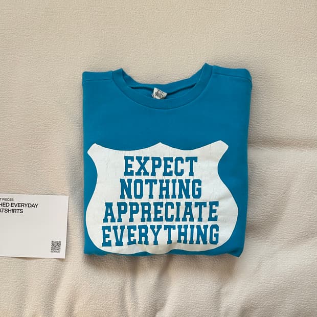 [L] 컬렉트피시스 스웻셔츠 맨투맨 새상품