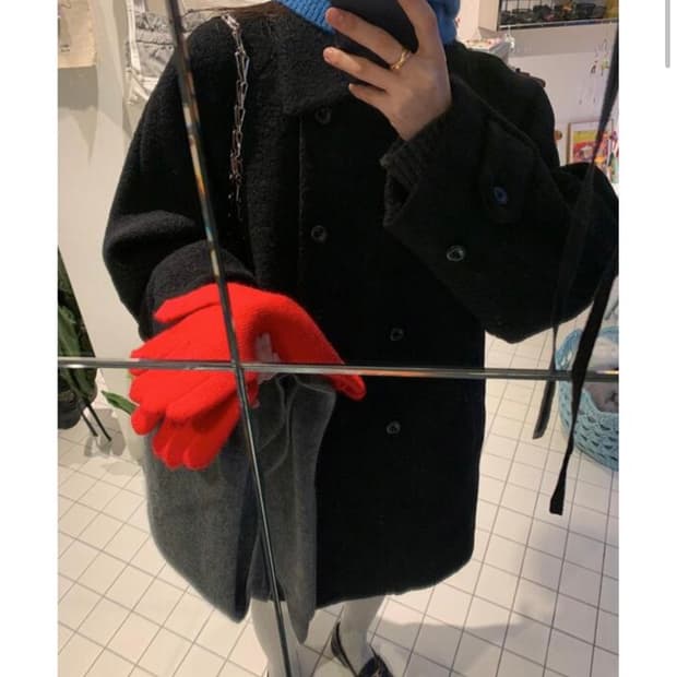 미뉴에트 코트 블랙