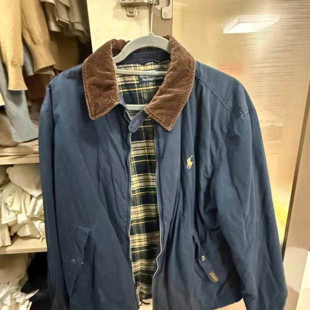 폴로 랄프로렌 코듀로이 블루종 자켓