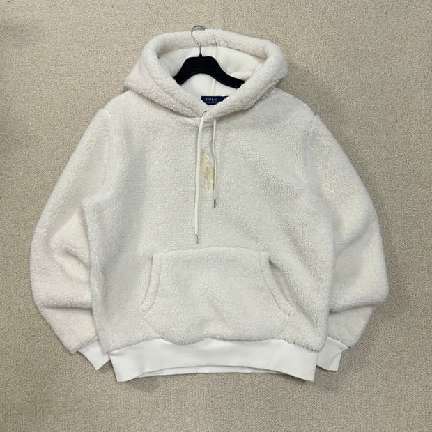  (S) 폴로 뽀글이 빅포니 플리스 후드티