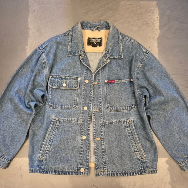 00s 에디바우어 데님  자켓