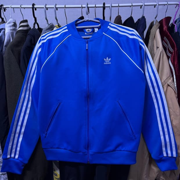 아디다스 파이어버드 블루 져지 m