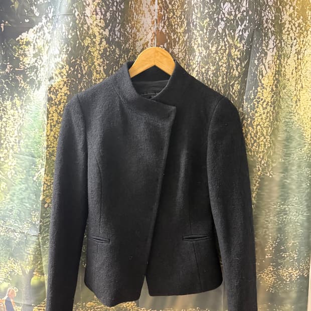 빈티지 사선버튼 자켓