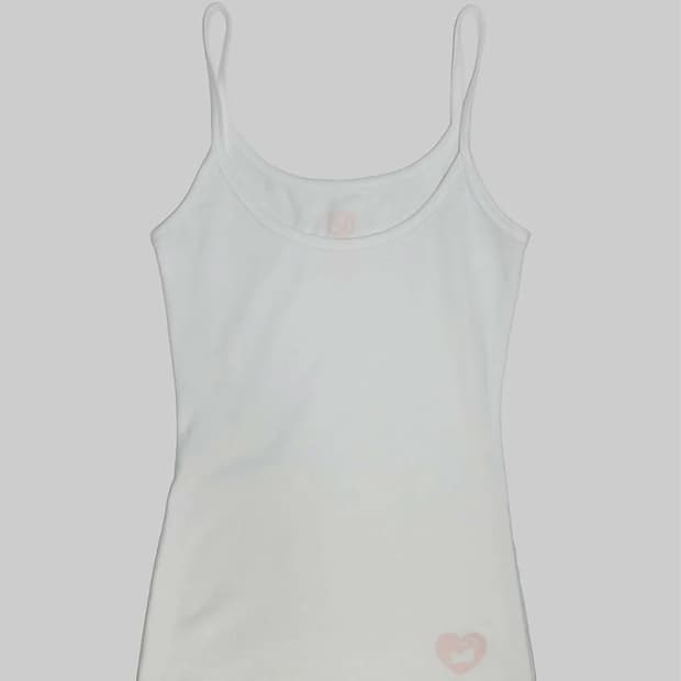 스컬프터 Sweet Kitty Tank Top White 나시