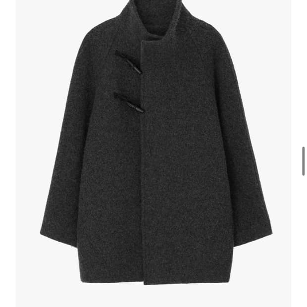 gbh 하이넥 토글 코트