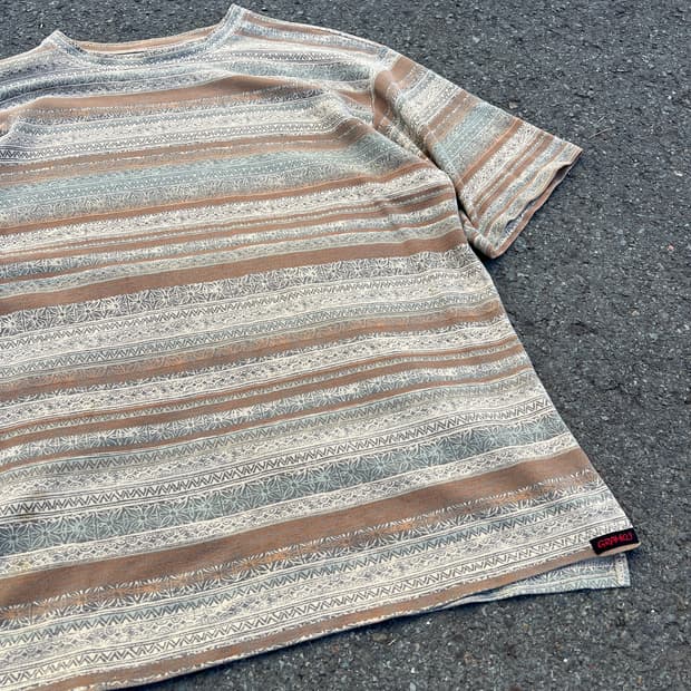 [XL] 90s 그라미치 트라이벌 스트라이프 티