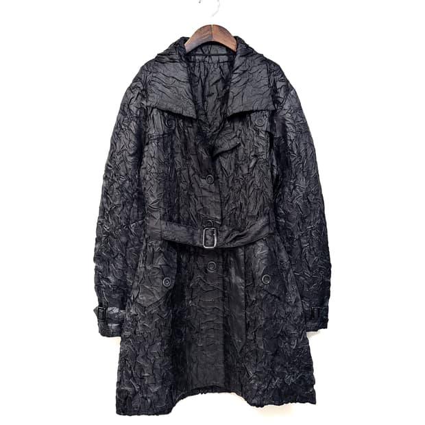 라비타준코 링클 블랙 코트