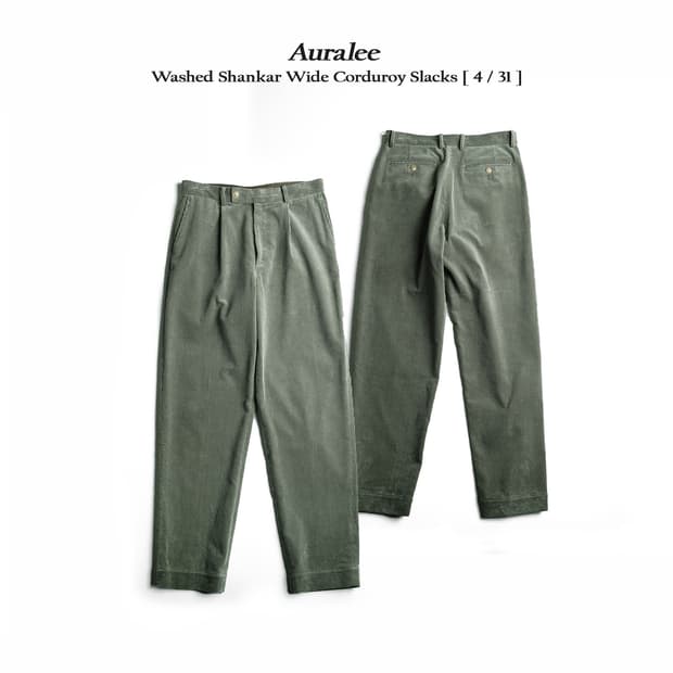 오라리 와이드 코듀로이 슬랙스 팬츠 4(31)사이즈