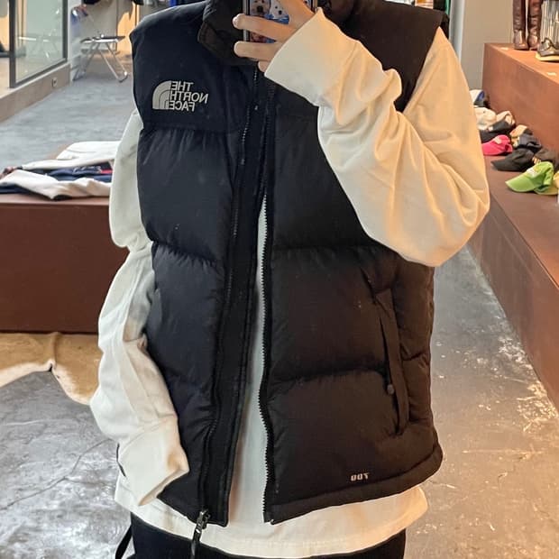 노스페이스 패딩조끼 H213