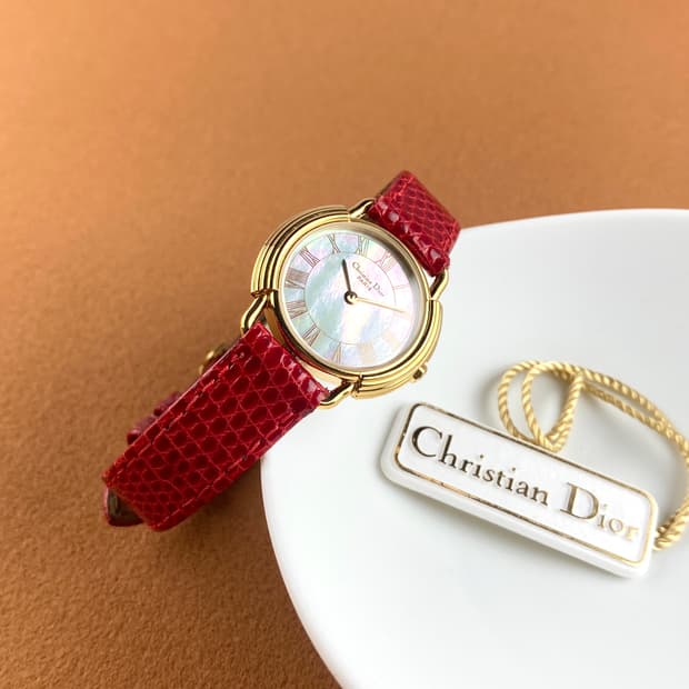  (CD buckle) DIOR 12P shell watch