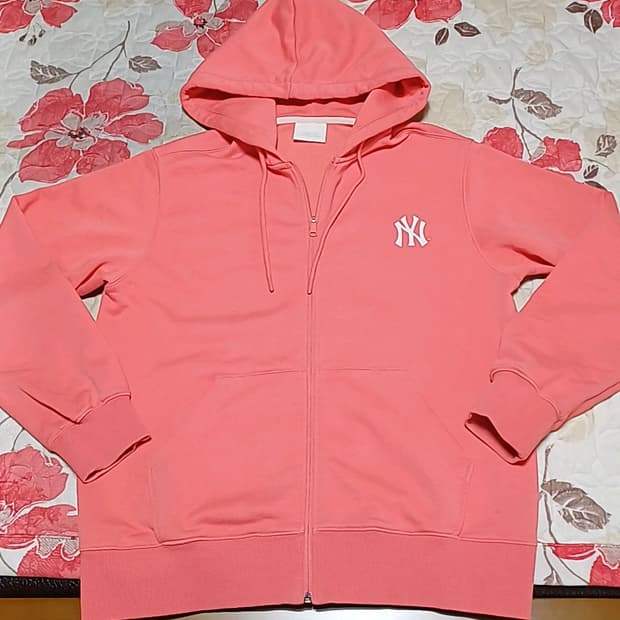 MLB 후드집업 실측100 가슴56 기장69