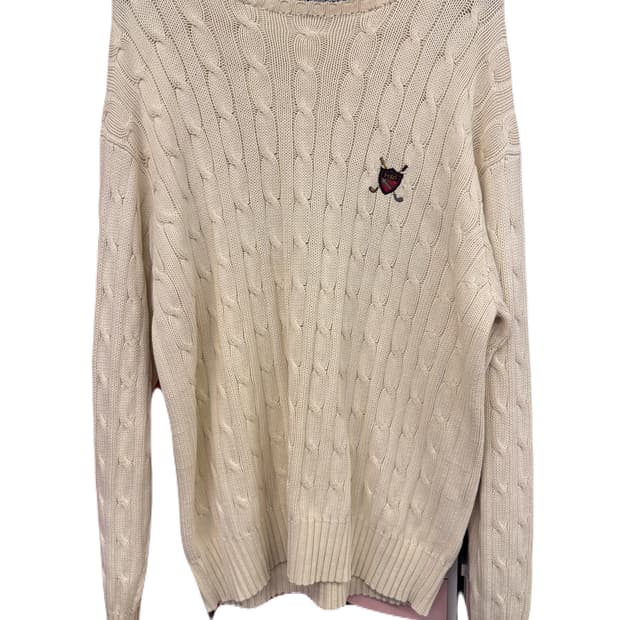 폴로랄프로렌 코튼 케이블 니트 