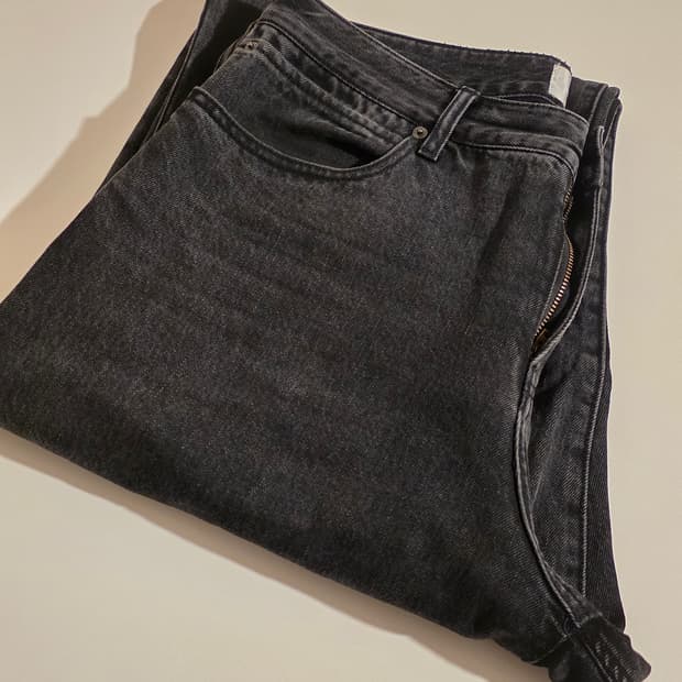 LAB101 블랙 데님 진