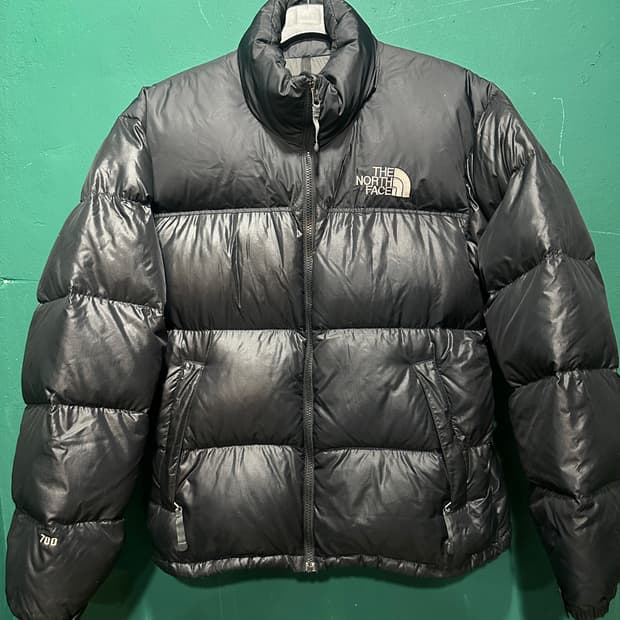 노스페이스700 눕시 패딩 블랙M