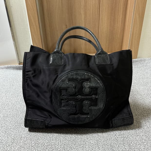 토리버치 엘라 스네이크 토트백