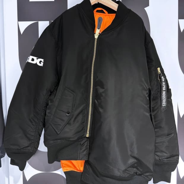 Cdg 알파 ma-1 black