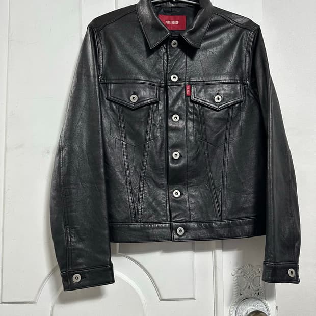 핑크하우스 PINKHOUSE 쉽스킨 자켓