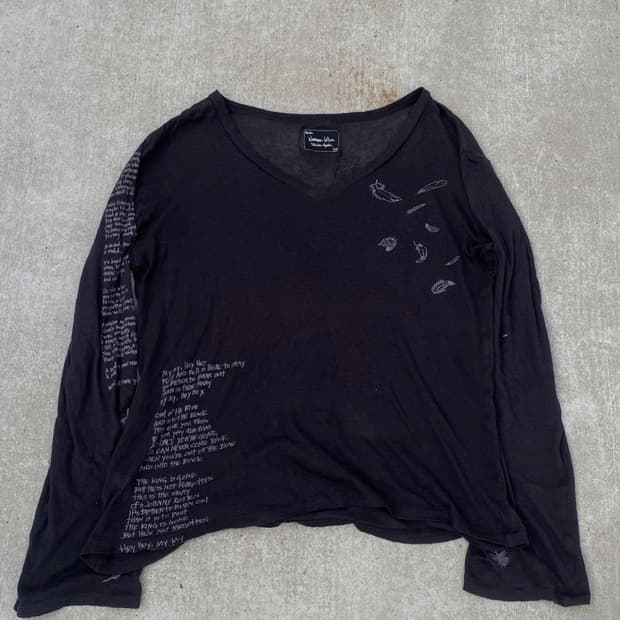 Number Nine SS08 Birds Longsleeve