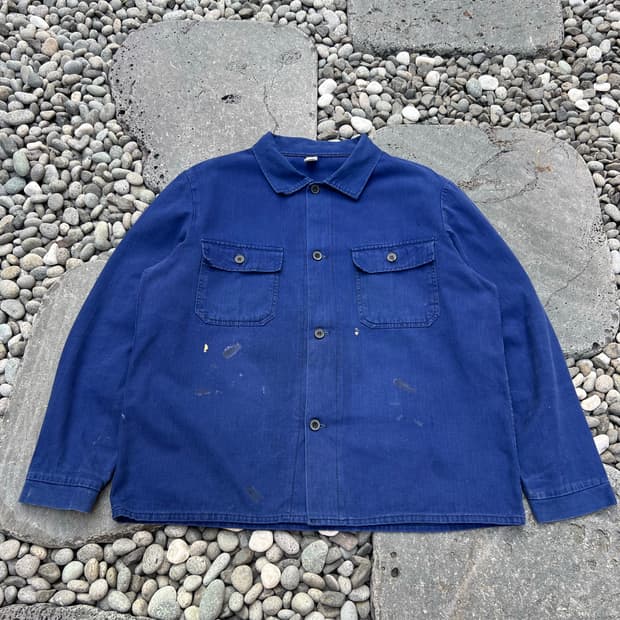 OLD GEKRUMPFT 2POCKET HBT 빈티지프렌치워크자켓