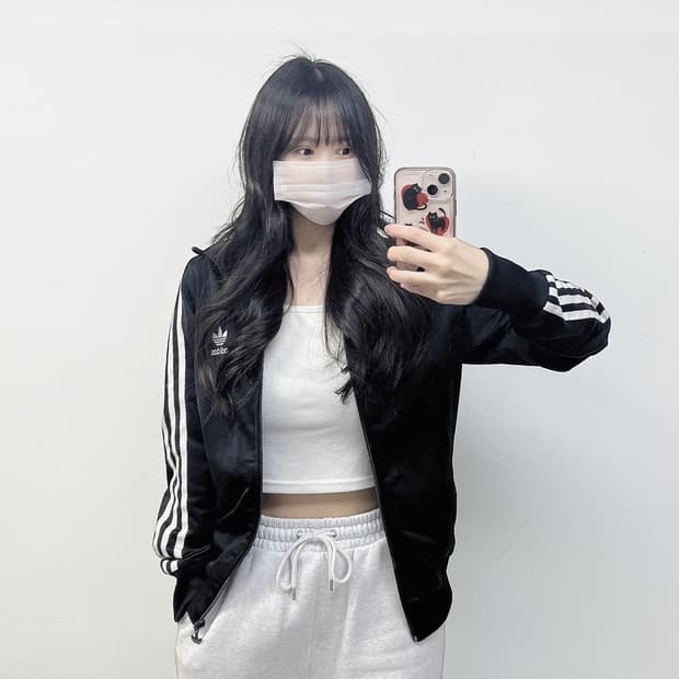 아디다스 파이어버드 트랙탑 져지 블랙