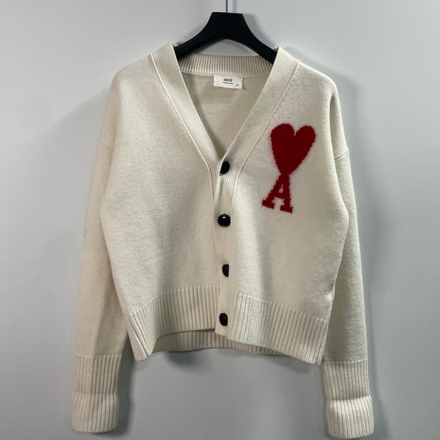 아미 인타르시아 빅로고 가디건  (on.680)