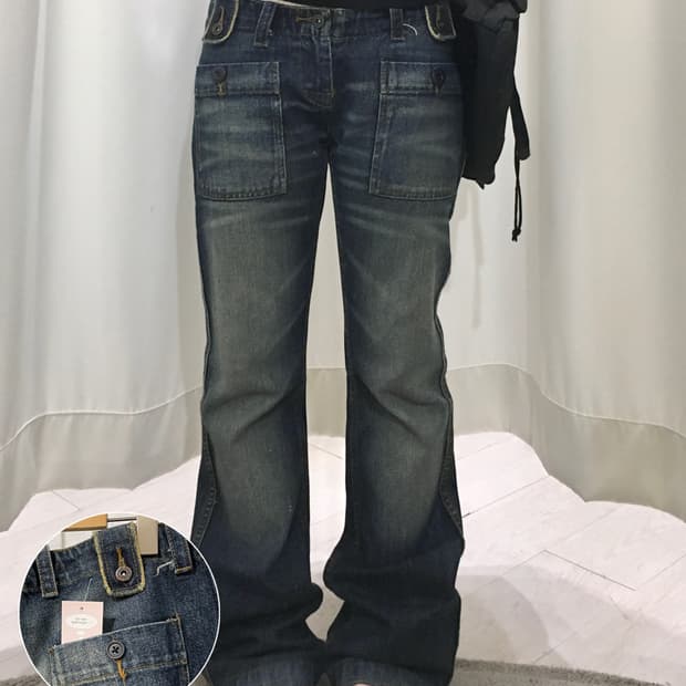 DIESEL Low-waisted bootcut jeans