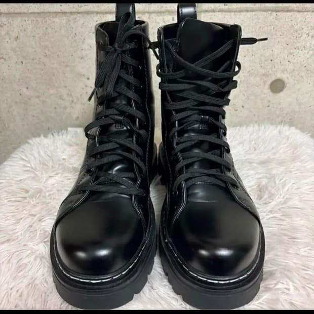 자라 레이스업부츠 275