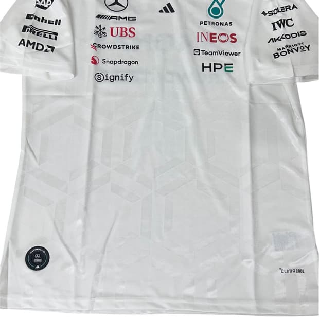 2026 F1 메르세데스 벤츠 페트로나스 반팔 유니폼 새상품