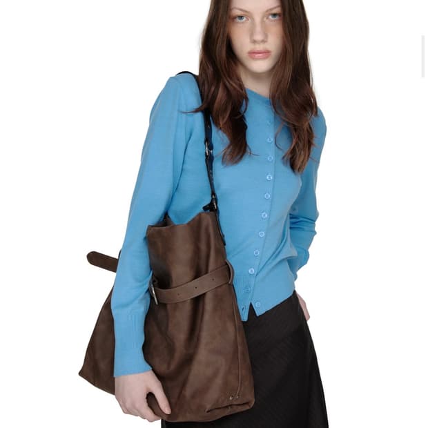 썬번프로젝트 belted big bag 