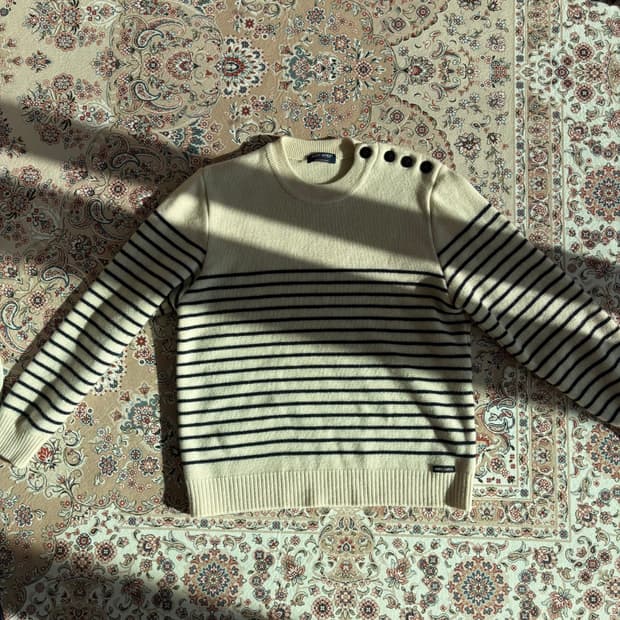 세인트제임스 해군 니트 S