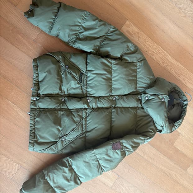 폴로 패딩 카키