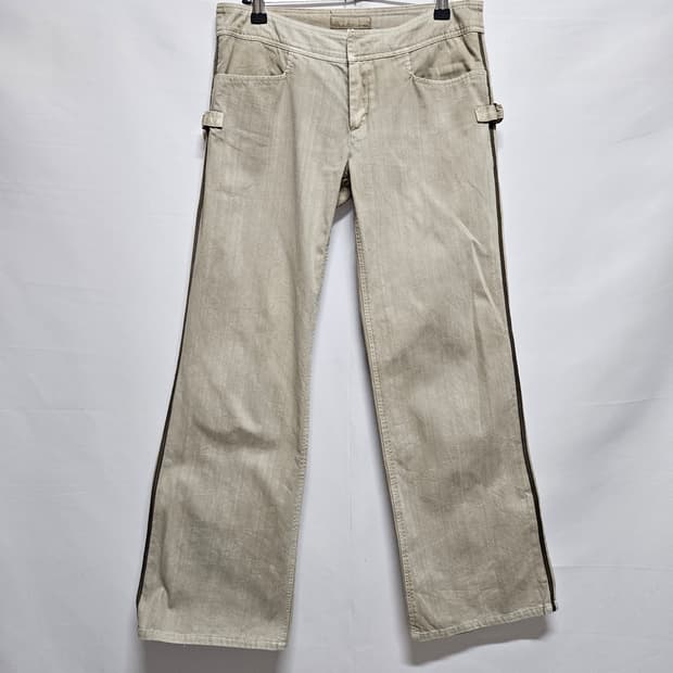 Japan Vintage 로우라이즈 와이드 코튼 팬츠 28