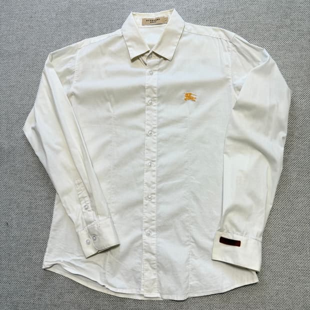 버버리 브릿 빈티지 화이트 셔츠