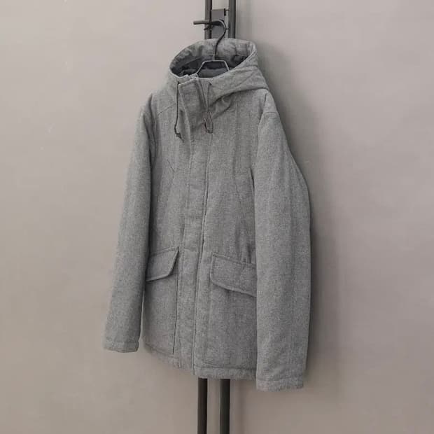 GLOBALWORK 울블렌드 웰론 후드파카 