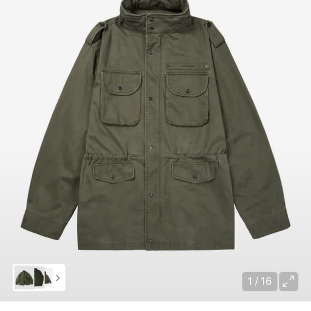 아캄 필드자켓 카키 1사이즈