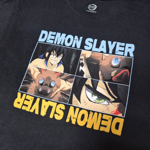 [L]귀멸의 칼날 오피셜 티셔츠  -227