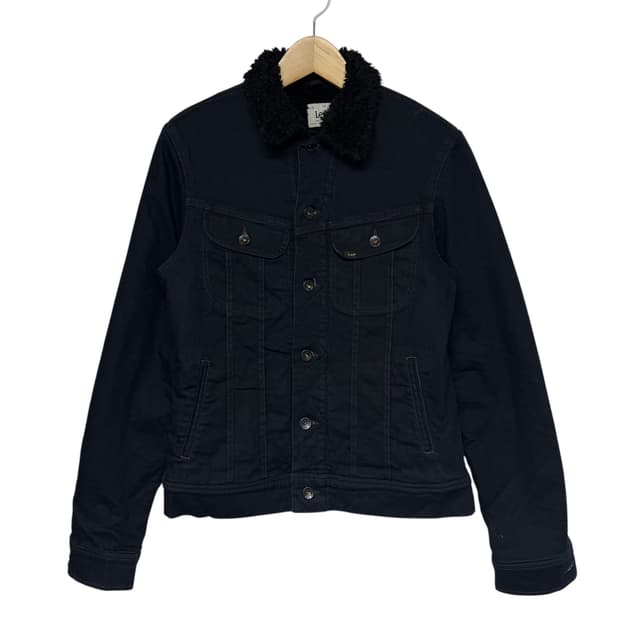 Lee 투포켓 양털 흑청자켓