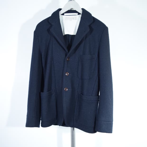 Haversack 울 자켓 블랙 M