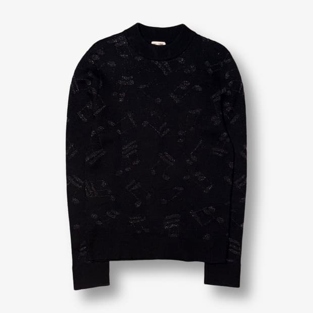 [M] AW16 Saint Laurent ‘Music Note‘ Knit