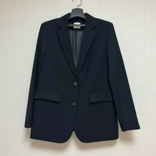 데일리먼데이 자켓 블레이저 블랙